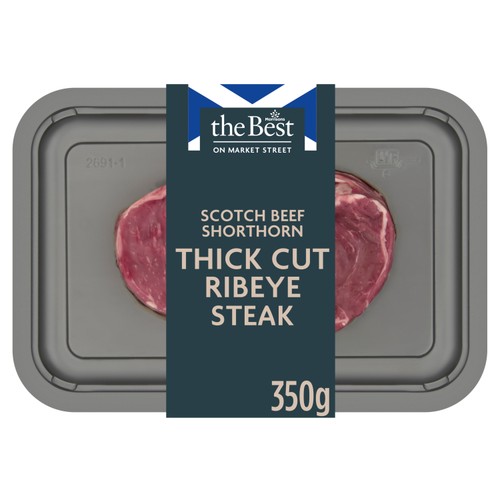 Morrisons The Best Scottish Thick Cut Ribeye Steak 350g