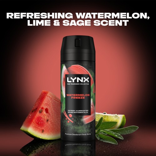 Lynx Fine Fragrance Collection Deodorant Bodyspray Watermelon Freeze 150ml