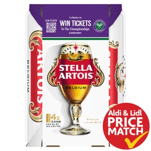 Stella Artois Premium Lager Beer Cans | Morrisons
