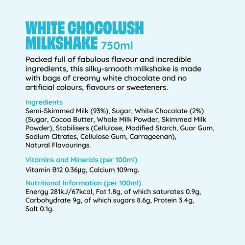 Shaken Udder White Chocolate Milkshake 