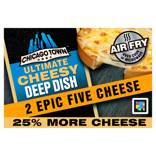 Chicago Town Ultimate Cheesy Deep Dish Epic Five Cheese Pizza
