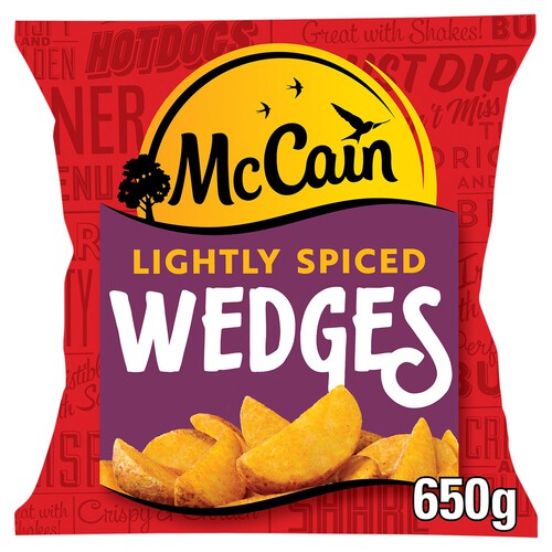 McCain Lightly Spiced Wedges 