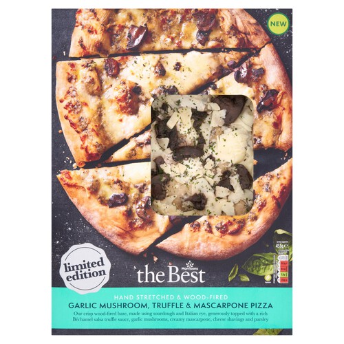 Morrisons The Best Garlic Mushroom, Truffle & Mascarpone Pizza