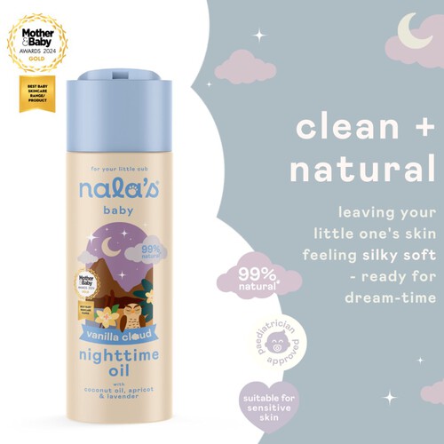 Nala's Baby Nighttime Oil Vanilla Cloud