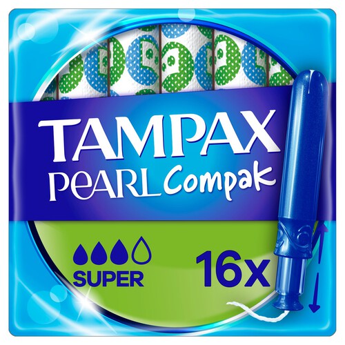 Tampax Pearl Compak Super Tampons