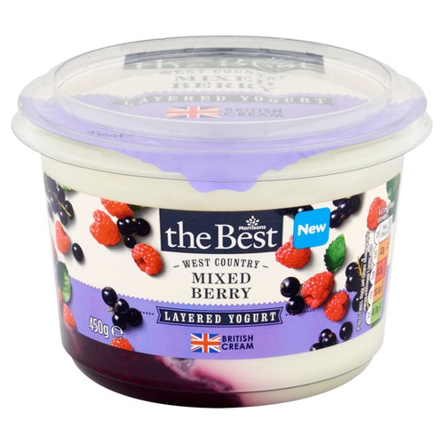 Morrisons mixed berry yoghurt