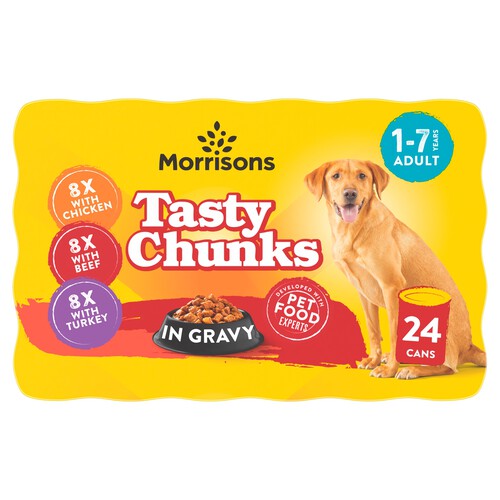 Morrisons Dog Food Meat Chunks In Gravy