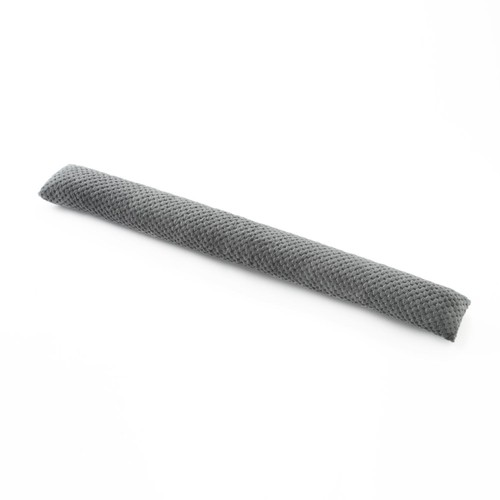 Morrisons Draught Excluder 12X90Cm Black/Grey 2 Color