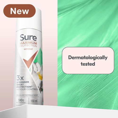 Sure Women Antiperspirant Deodorant Aerosol Max Pro Freesia 150ml