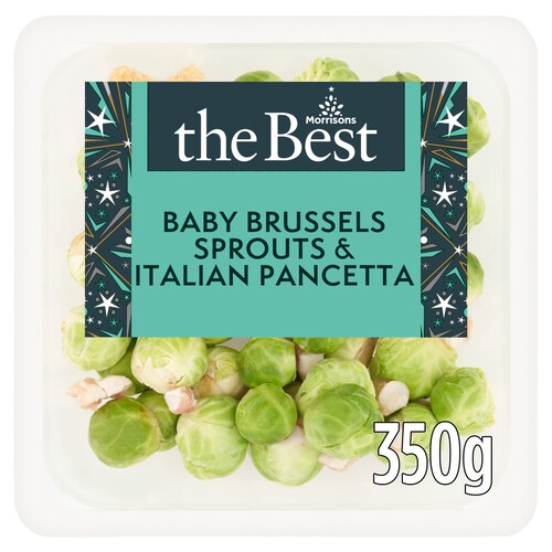 Morrisons The Best Baby Brussels Sprouts&Italian Pancetta With Maple Butter