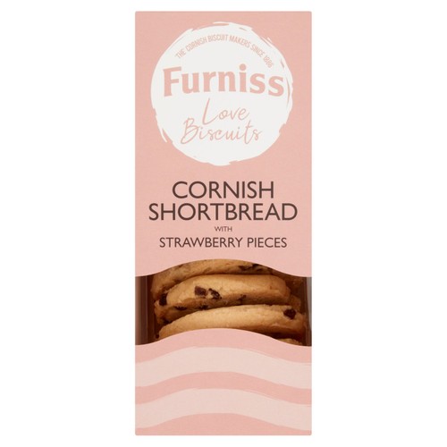 Furniss New Wave Cornish Shortbread With Strawberry Pieces 200g