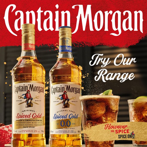 Captain Morgan Spiced Gold 0.0% Alcohol Free Spirit 