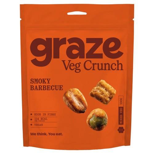 Graze Smoky BBQ Crunch Mix Sharing Bag Snack 100g