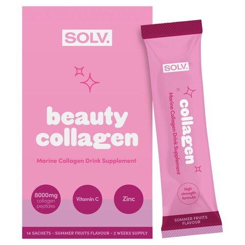 Solv Beauty Collagen Drink Supplement Summer Fruits