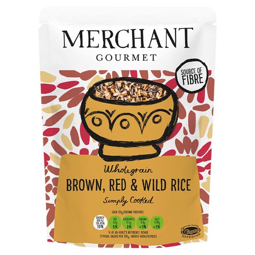 Merchant Gourmet Brown Red & Wild Rice 