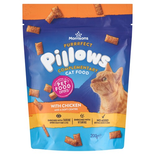 Morrisons Cat Snack Pillows With Chicken 