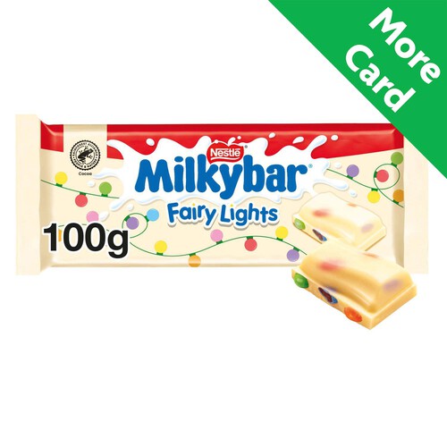 Milkybar Fairy Lights White Chocolate Sharing Bar