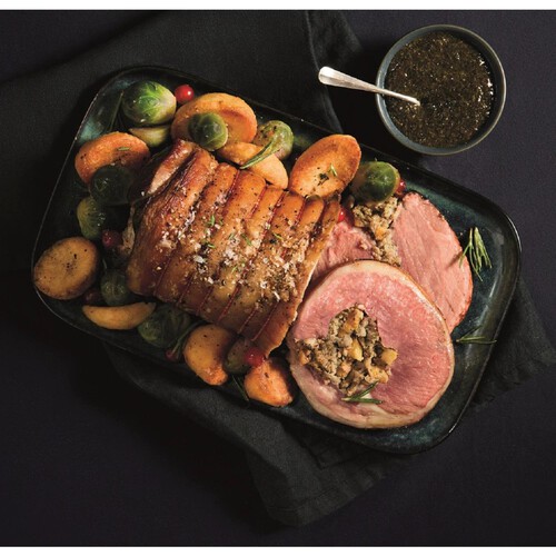 Morrisons The Best Lamb Saddle With a Pork, Apricot & Mint Stuffing