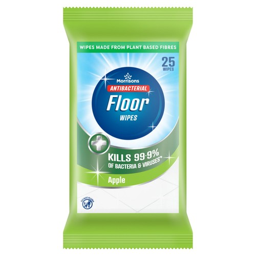 Morrisons Limited Edition Apple Floor Wipes 25 Pack