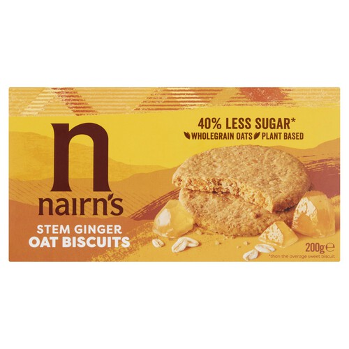 Nairns Stem Ginger Oat Biscuits