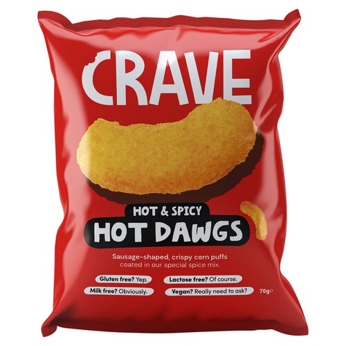 Crave Hot and Spicy Hot Dawgs 