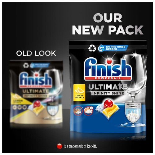 Finish Ultimate All In One Lemon Dishwasher Tablets 