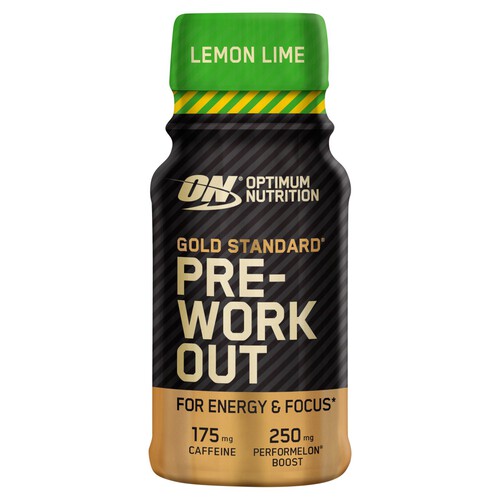 Optimum Nutrition Pre Workout Shot Lemon Lime 