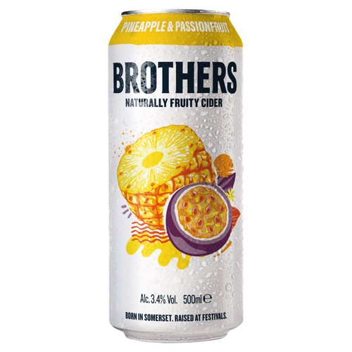 Brothers Pineapple & Passionfruit Cider 500Ml