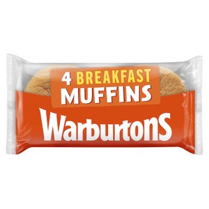 Warburtons Toasting Breakfast Muffins 4 Pack