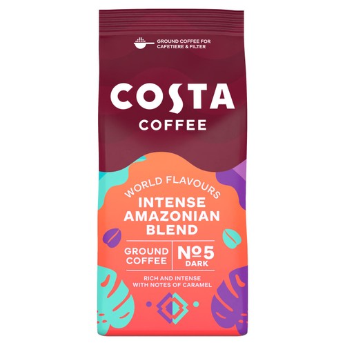 Costa Dark Amazonian Blend Ground For Cafetiere & Filter 