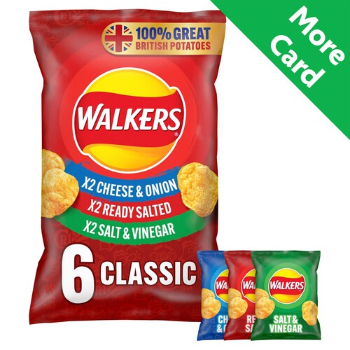 Walkers Classic Variety Multipack Crisps 