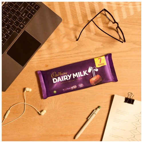Cadbury Dairy Milk Chocolate Bar 7 Pack Multipack