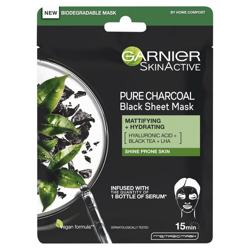 Garnier Skin Active Pure Charcoal Black Tissue Mask