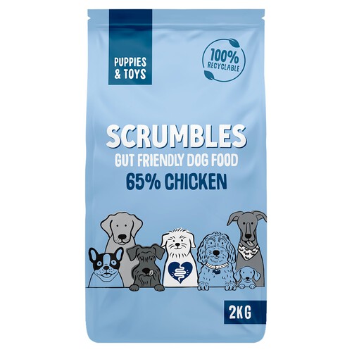 Scrumbles Dry Dog Puppy Chicken 2kg