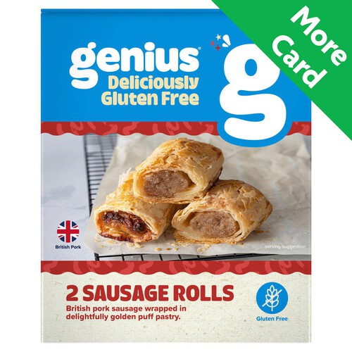 Genius Gluten Free Sausage Rolls 