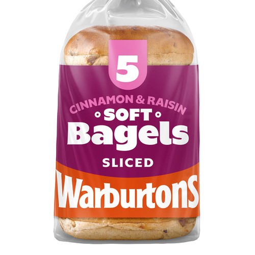 Warburtons Cinnamon & Raisin Bagels