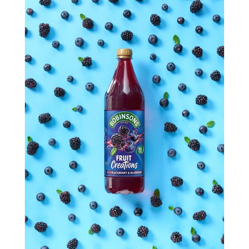 Robinsons Fruit Creations Blackberry & Blueberry Squash 