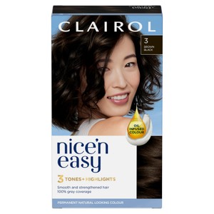 Nice 'N Easy Permanent Colour 3.5 Natural Darkest Brown (121A) Hair Dye | Morrisons