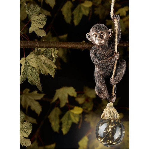 M Nutmeg Home Nutmeg Solar Hanging Monkey