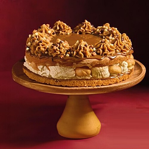 Morrisons Christmas Caramel Profiterole Gateau Small