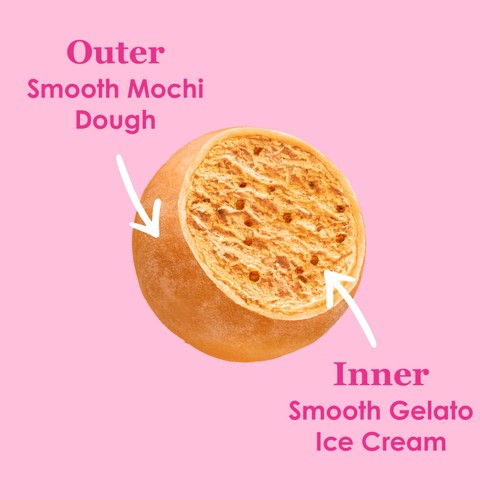 Little Moons Brown Butter Caramel Mochi Ice Cream Snack 