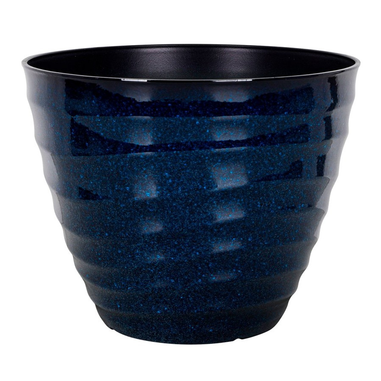 Nutmeg Glazed Blue Pot Large
