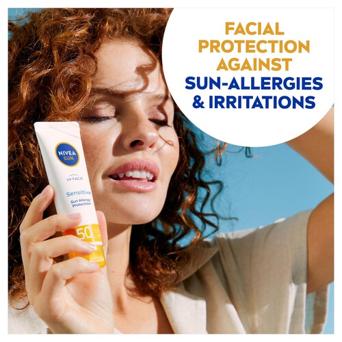 NIVEA SUN Soothing Sensitive Sun UV Face Cream SPF50