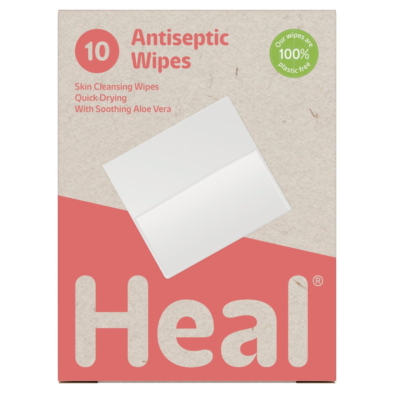 Heal Antiseptic Wipes 10 pack