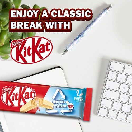 Kit Kat 2 Finger White Biscuit Bar Multipack