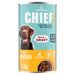 Morrisons Dog Food Tasty Chunks In Jelly With Chicken   1.2kg