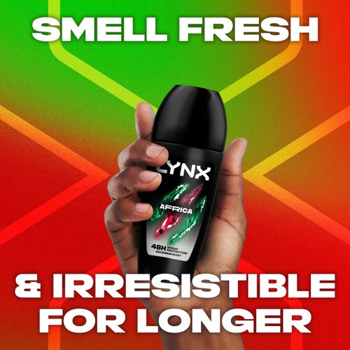 Lynx Antipersiprant Deodorant Roll On Africa 50ml