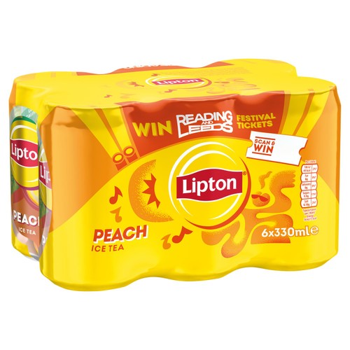 Lipton Ice Tea Peach Cans