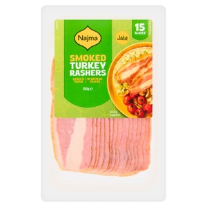 Najma Smoked Sliced Turkey Rashers 150g