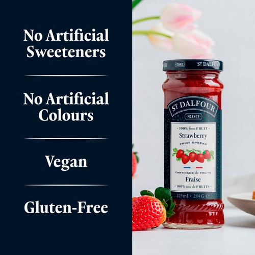 St Dalfour Strawberry Jam 284g